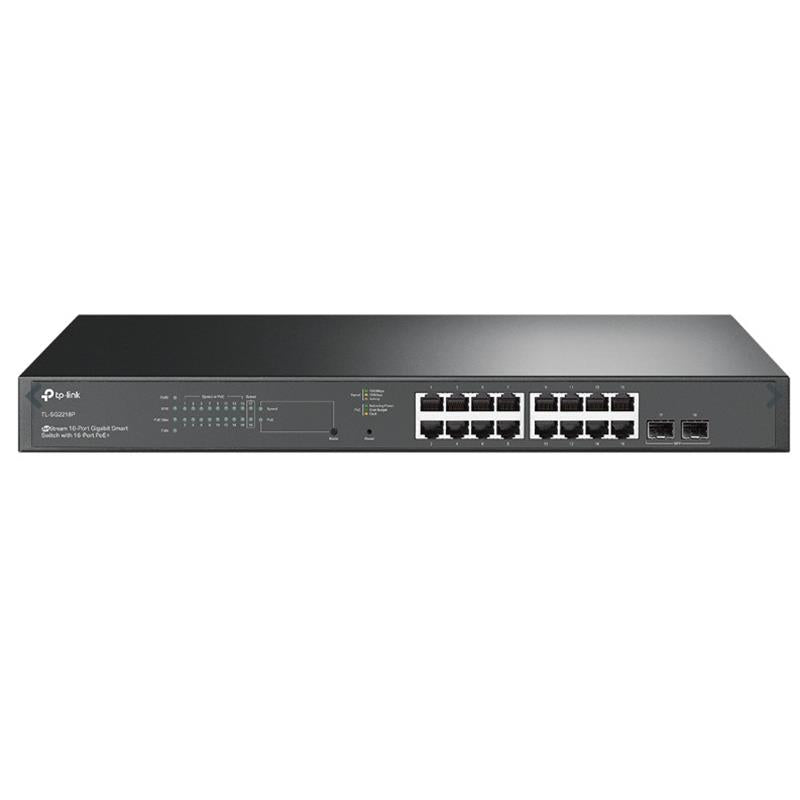 Tp-link Omada Tl-sg2218p 16 Port Gigabit+2xgigabit Sfp Uplink Yonetilebilir 150w Poe Rackmount Switch