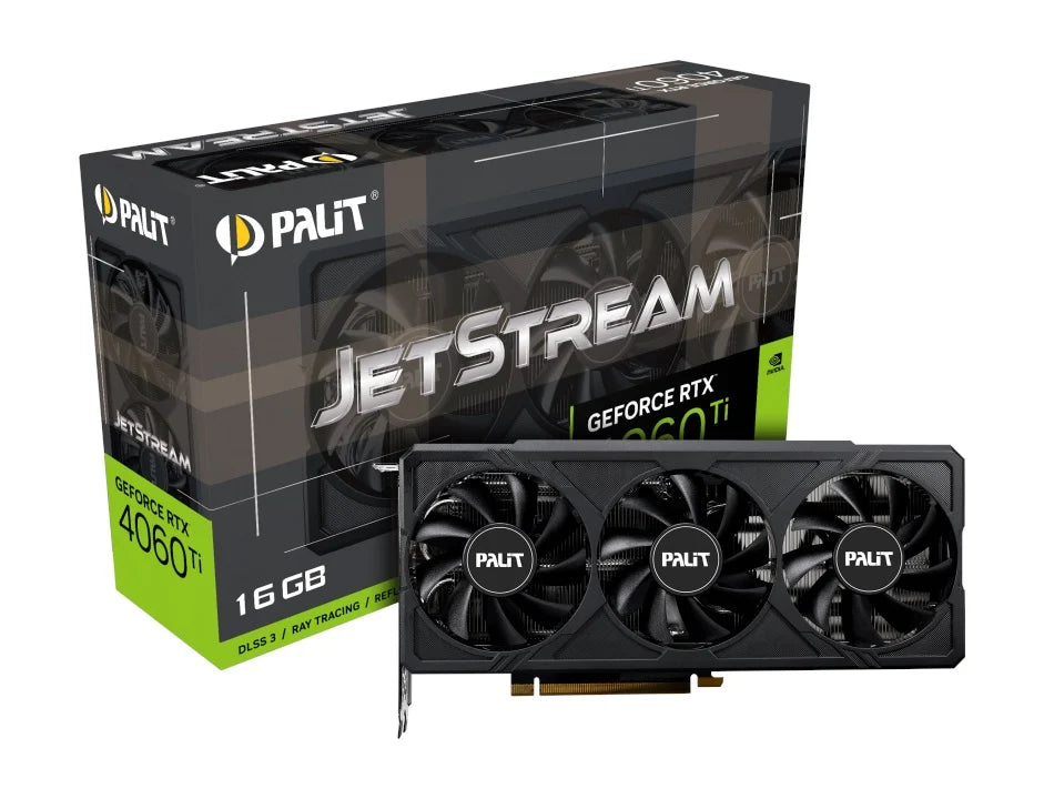 PALIT RTX 4060 TI Jetstream 16GB Geforce RTX4060TI GDDR6 128bit HDMI 3xDP 16x Ekran Kartı