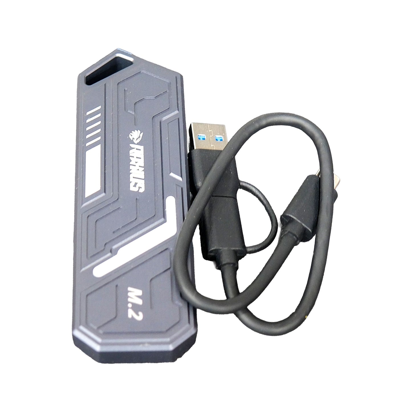 RaXius DK03 USB-A/Type-C Kablolu RGB 512GB 22x80 M.2 NVMe Taşınabilir Harici SSD Outlet