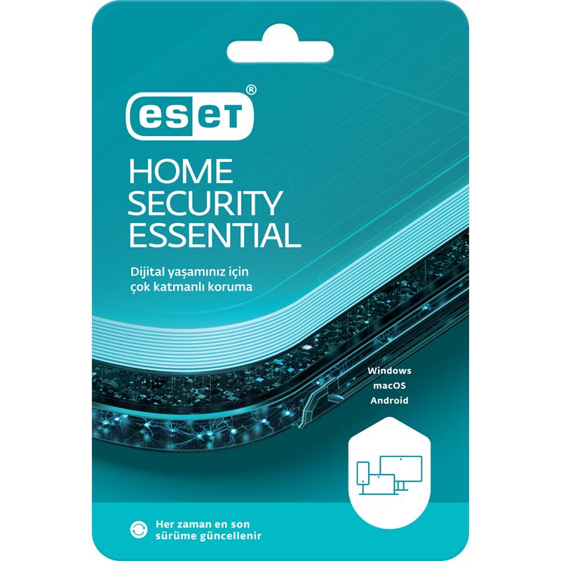 Eset Home Security Essential 5 Kullanici 1 Yil Kutu