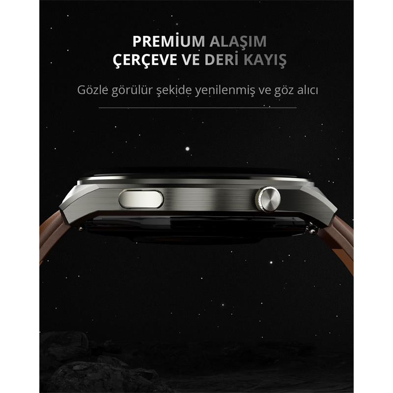 Aukey Sw-2u-gy Akilli Saat 3.6cm Amoled Ekran Ve 15 Gun Pil Omru Ip68 Gri