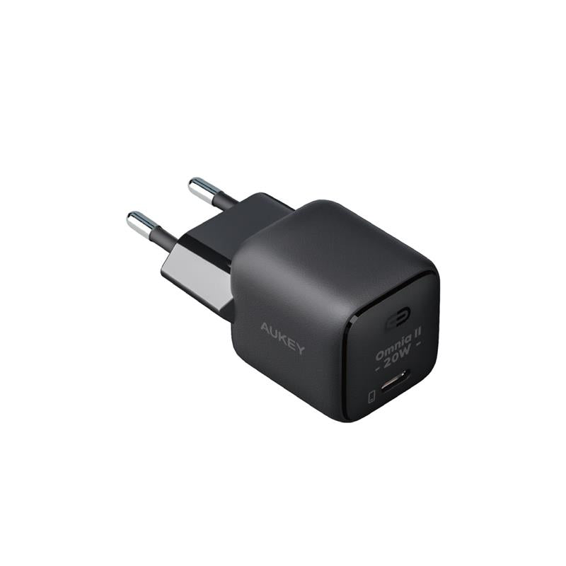 Aukey Pa-b1t-bk 20w Omnia Ii Mini Gan Pd Qc 3.0 Type C Hizli Sarj Adaptoru