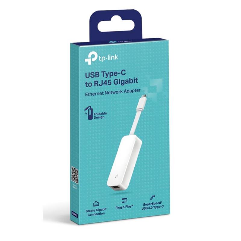 Tp-link Ue300c Usb 3.0 Type-c To Gigabit Ethernet Ag Adaptoru