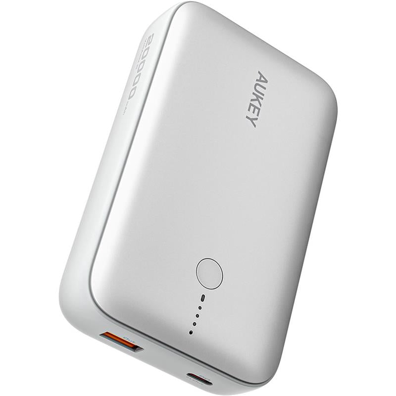 Aukey Pb-y57-wh 22.5w 20000 Mah Pd Qc3.0 Type-c Usb-a Powerbank