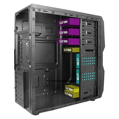 VENTO TA-K61 500W Siyah-Gümüş Mid Tower ATX Kasa