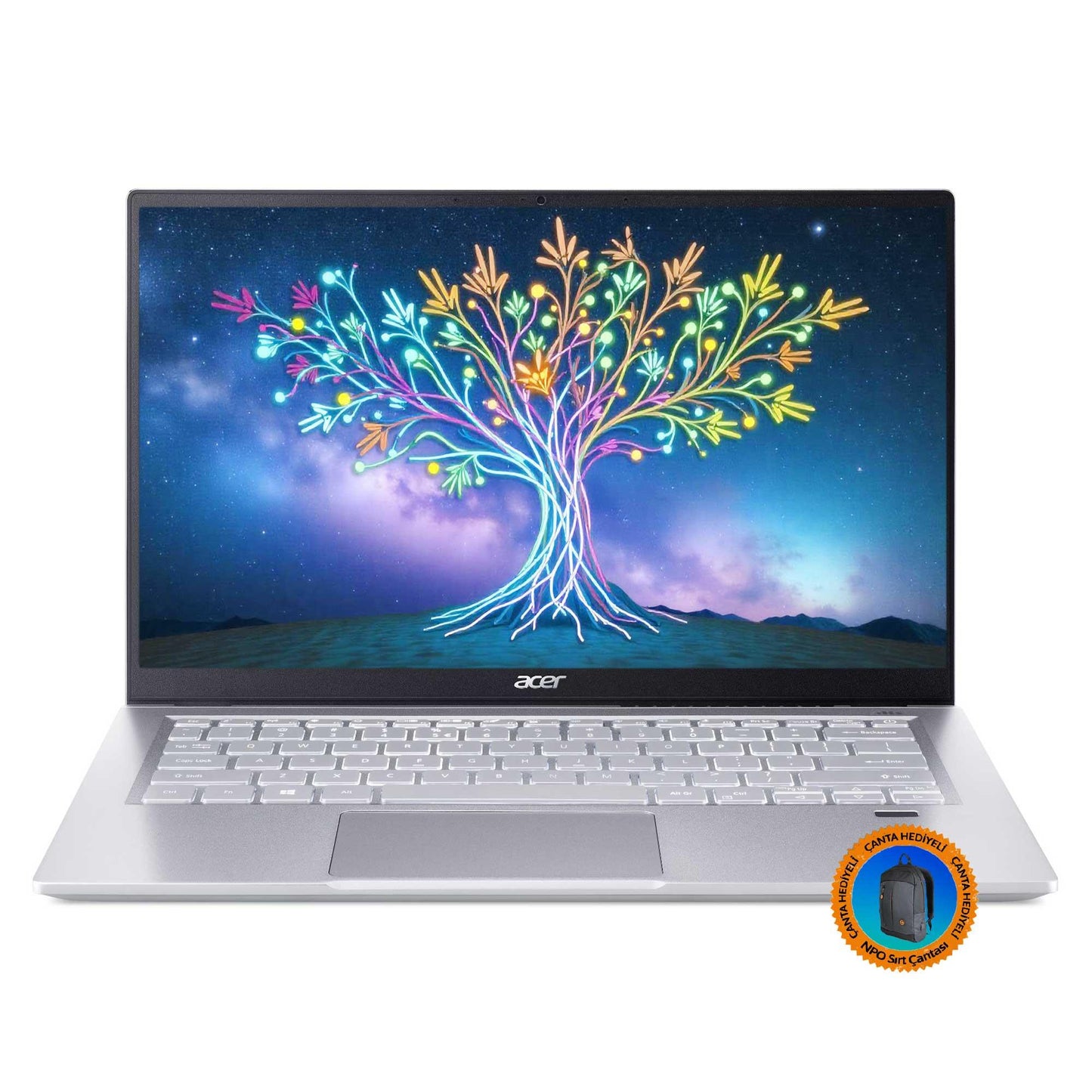 Acer Swift 3 NX.AB1EY.002 Ryzen5 5500U 14" FHD Dizüstü Bilgisayar
