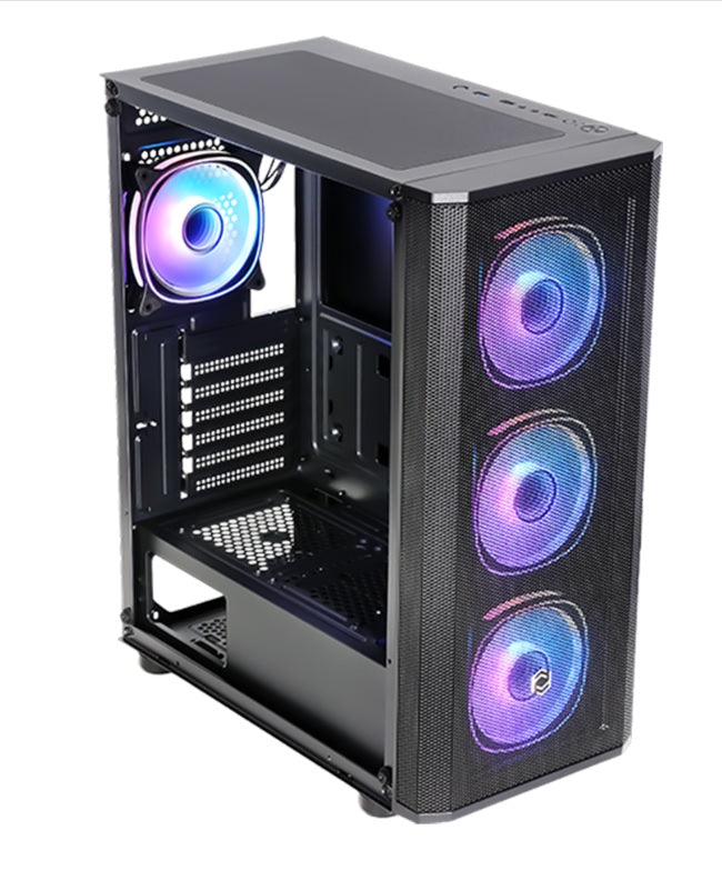 FRISBY CM-105 650W 80+ Siyah ARGB Fan Mid Tower ATX Kasa