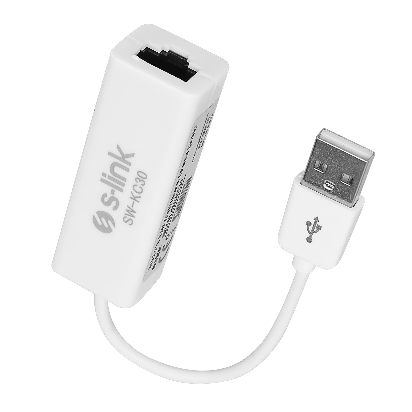 S-LINK SW-KC30 Usb 2.0 To RJ45 Win10 Uyumlu Ethernet Çevirici Adaptör