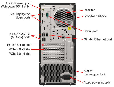 LENOVO ST50 V2 7D8JA043EA-V1 XEON E-2324G 16GB 2x960 SSD 4U TOWER Raid 0,1 Server