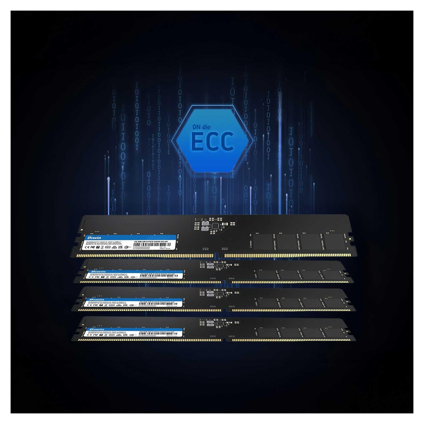 Biwin BD5UD32G56C46 32GB DDR5 5600Mhz 2Rx8 Masaüstü Ram