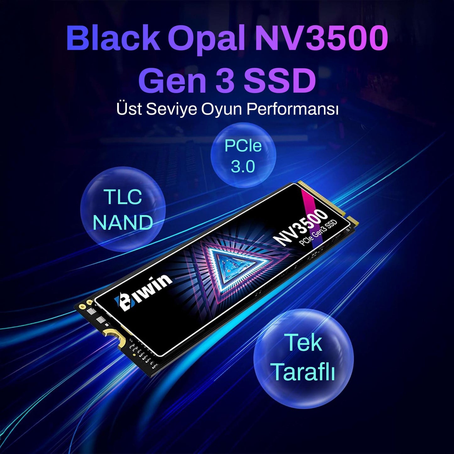 Biwin NV3500 2TB 3500/3000MB/s Gen3x4 22x80 M.2 NVMe SSD