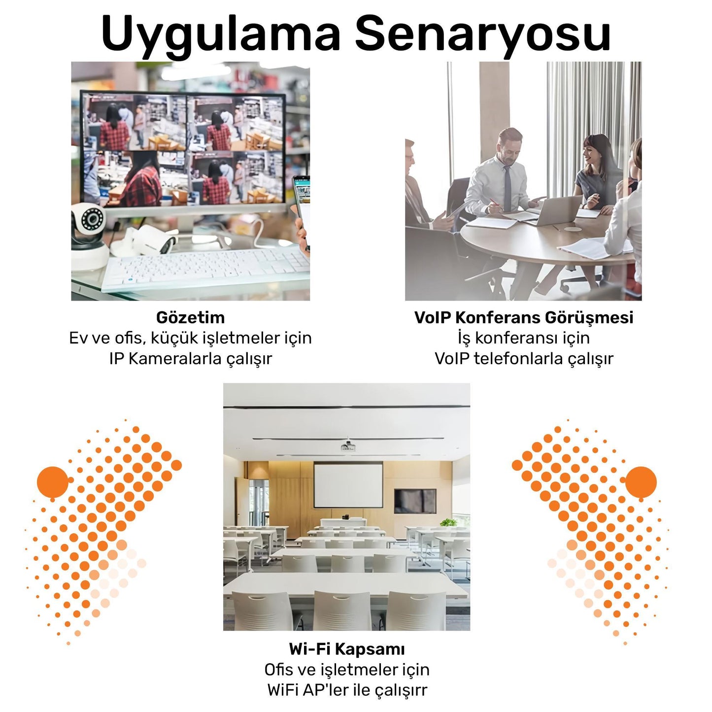 Cudy FS1010PG 8 Port 10/100Mbps PoE+ 120W PoE, 2 Uplink Portlu VLAN CCTV Rack Mount Metal Switch