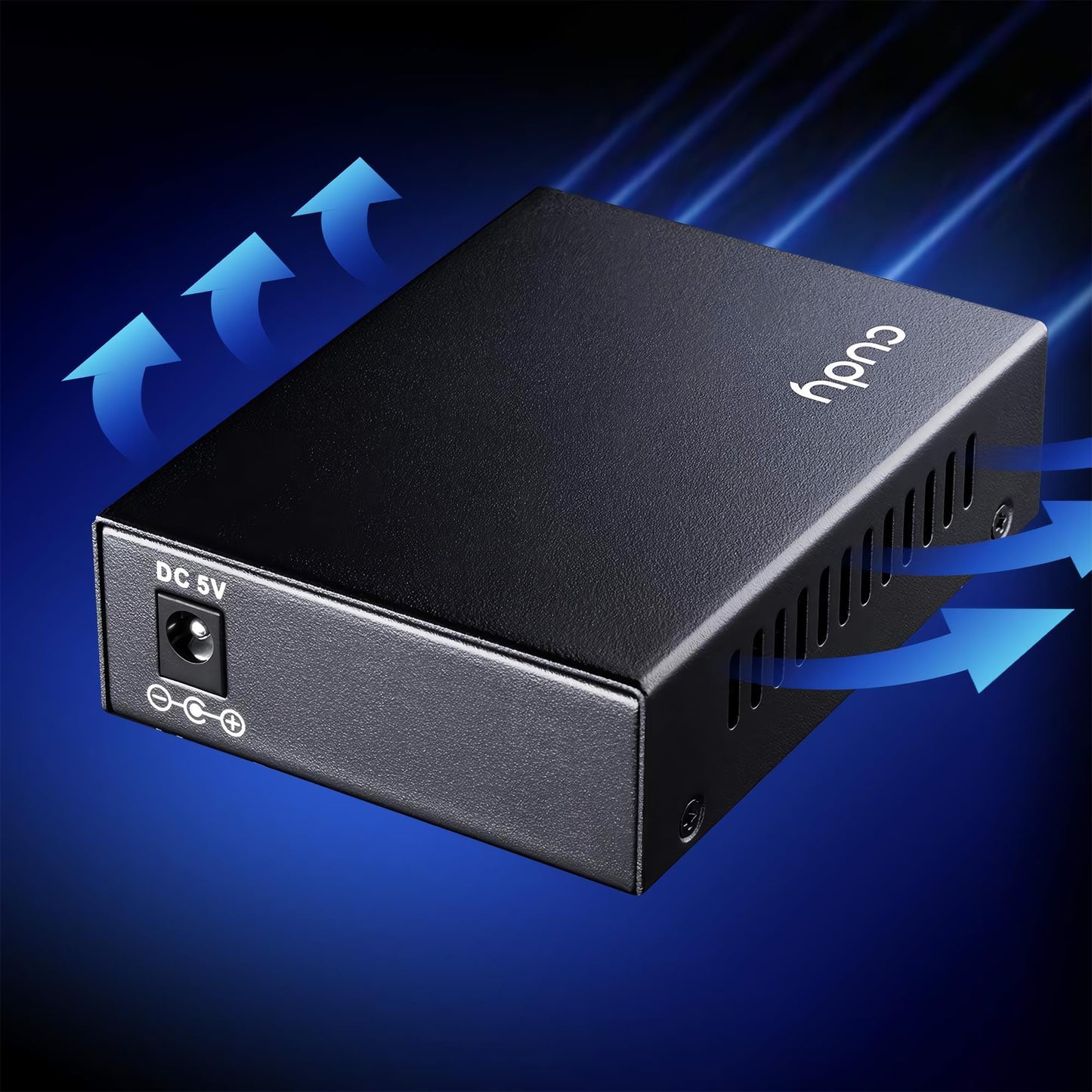 Cudy MC100GSA-20 Single Mode 20 Km Fiber Optik Gigabit Ethernet Medya Dönüştürücü Metal Switch