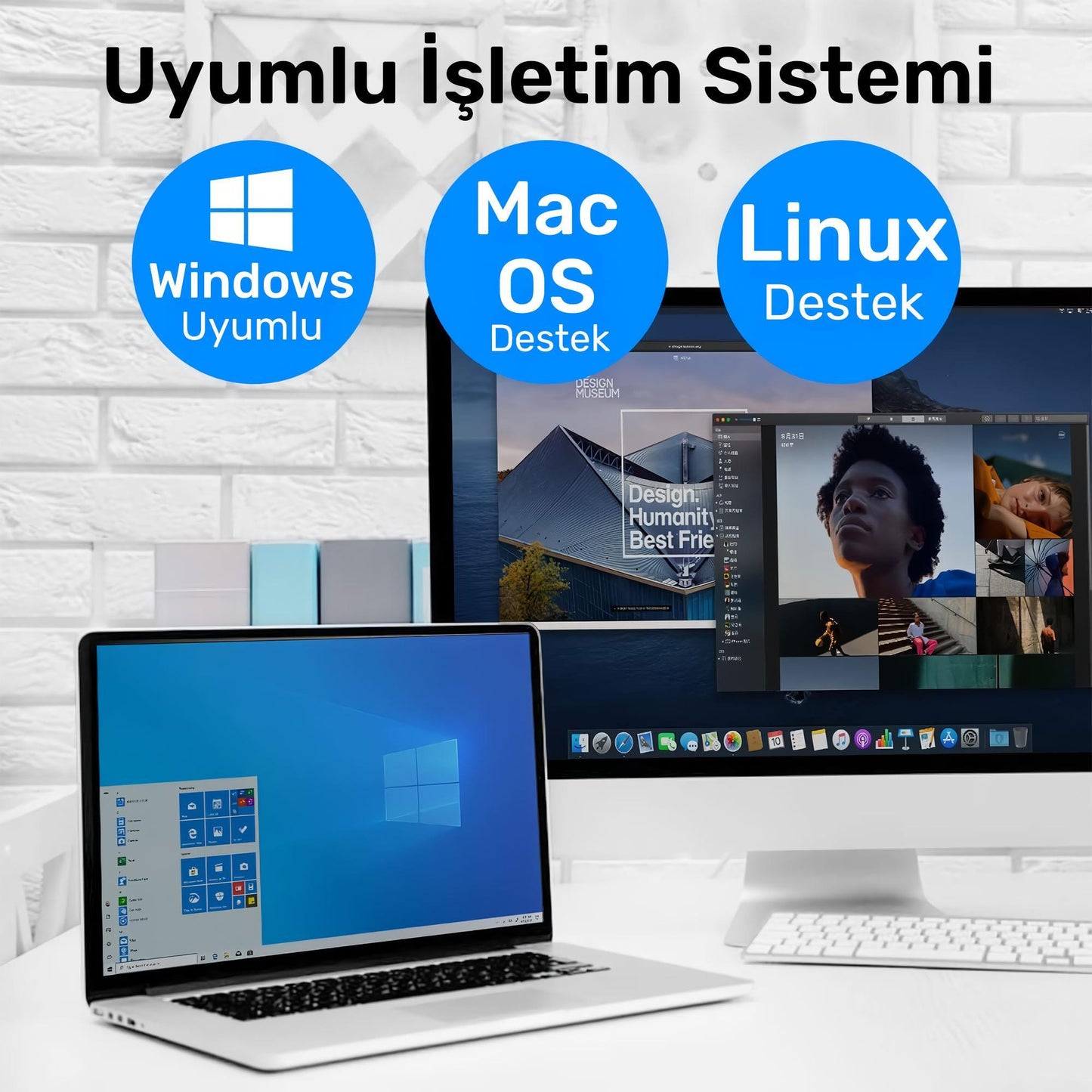 Cudy WU1400 5GHz 867Mbps, 2.4GHz 400Mbps, Wi-Fi USB 3.0 Antenli Adaptör (AC1300 Serisi)
