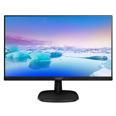 PHILIPS 243V7QJABF VLine 23.8" LED IPS 4ms 75Hz 1920x1080 FullHD VGA HDMI DP Multimedya (VESA) Siyah Monitör