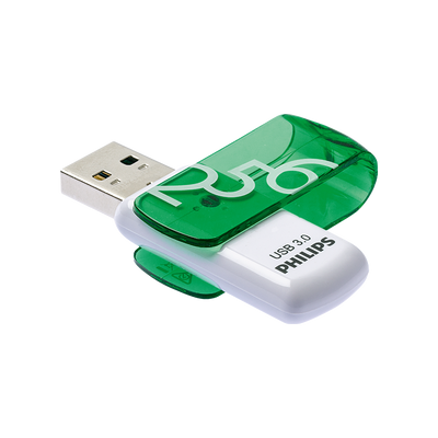 PHILIPS FM25FD00B/00 256GB USB3.0 Yeşil/Beyaz USB Bellek