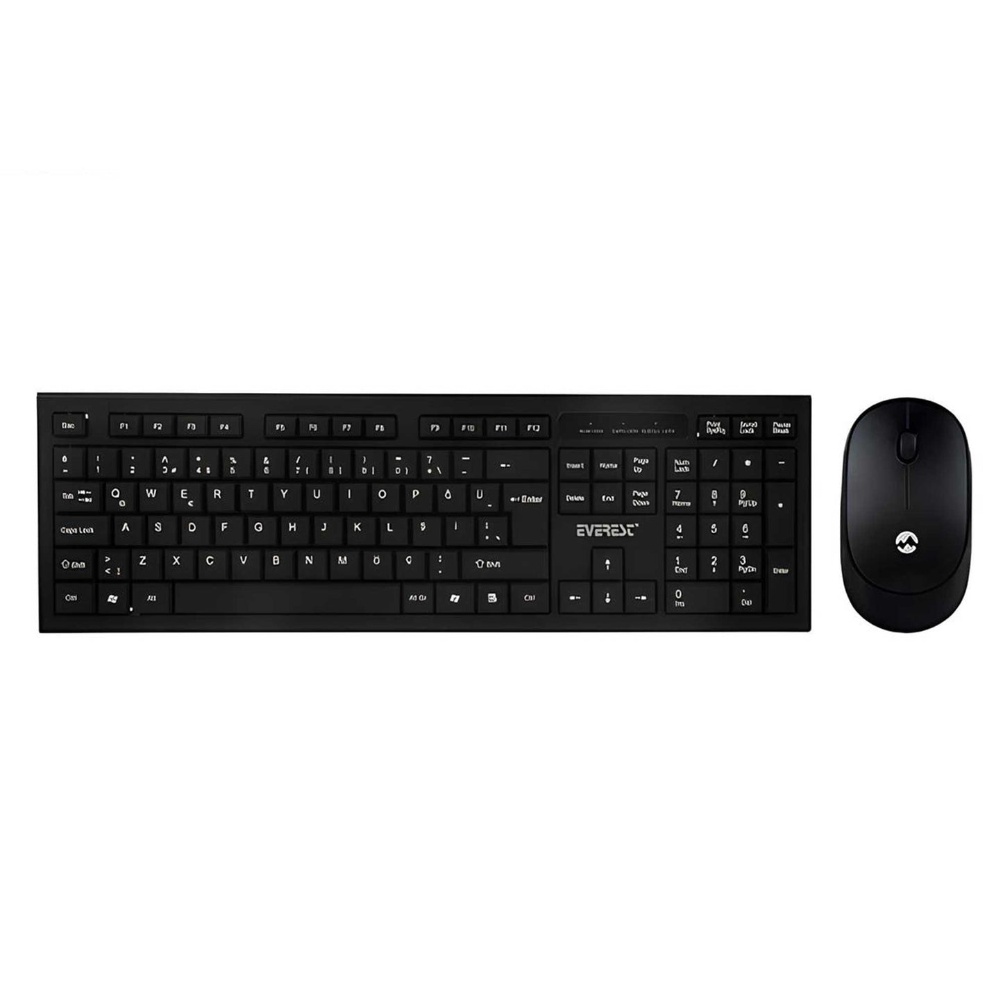Everest KM-6121 Siyah Kablosuz Q Türkçe Klavye Mouse Set