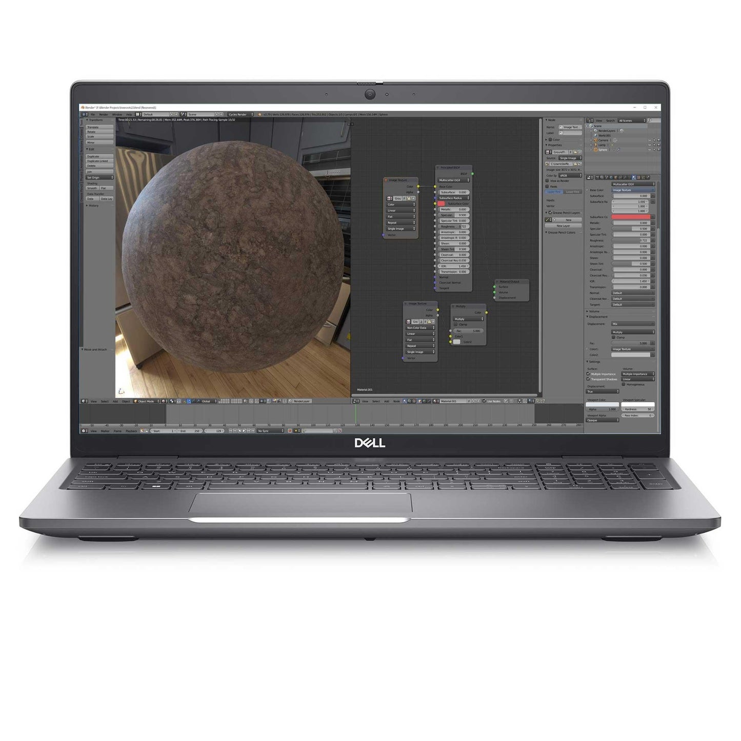 Dell Precision M3580 XCTOP3580EMEA_VP i7-1360P A500 15.6" FullHD Dizüstü iş istasyonu
