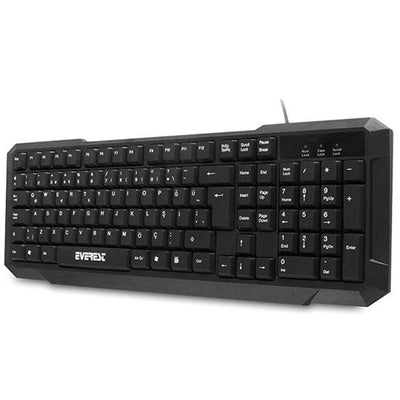 EVEREST KM-515 Q Türkçe USB Siyah Combo Klavye+ Mouse