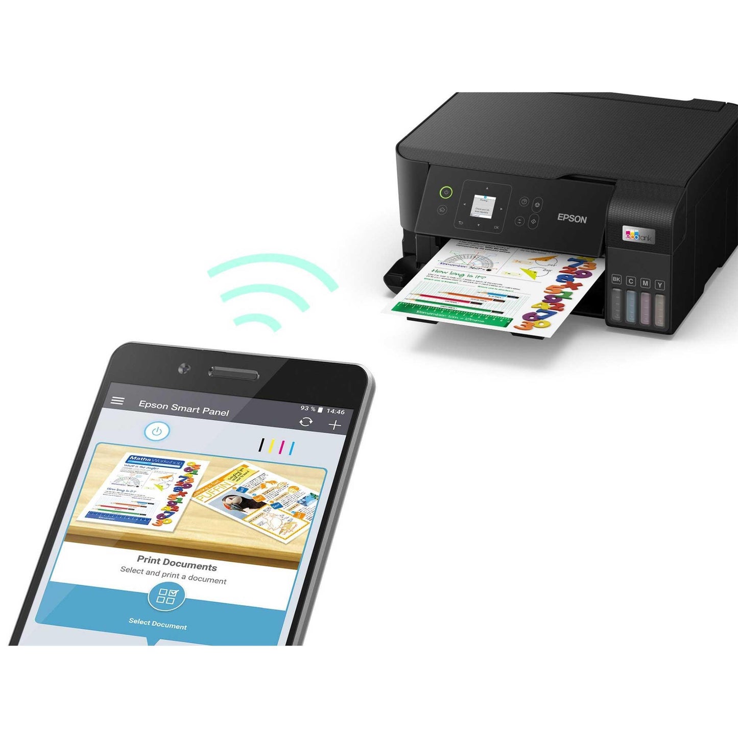 Epson EcoTank L3560 Wi-Fi+Tarayıcı+Fotokopi Renkli Çok Fonksiyonlu Tanklı Mürekkep Püskürtmeli Yazıcı