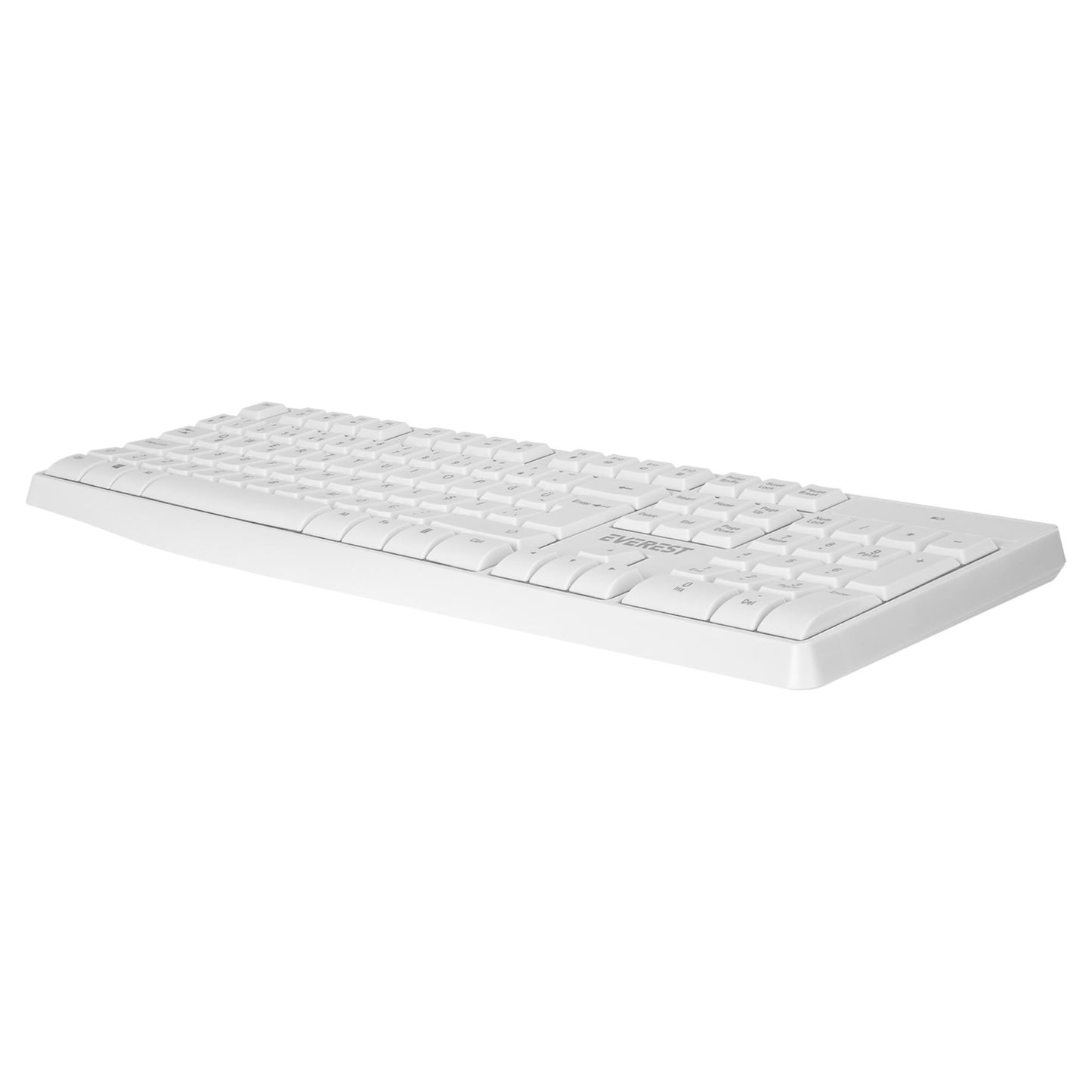EVEREST KM-7500 Q Türkçe Kablosuz Multimedya Beyaz Klavye+ Mouse Set