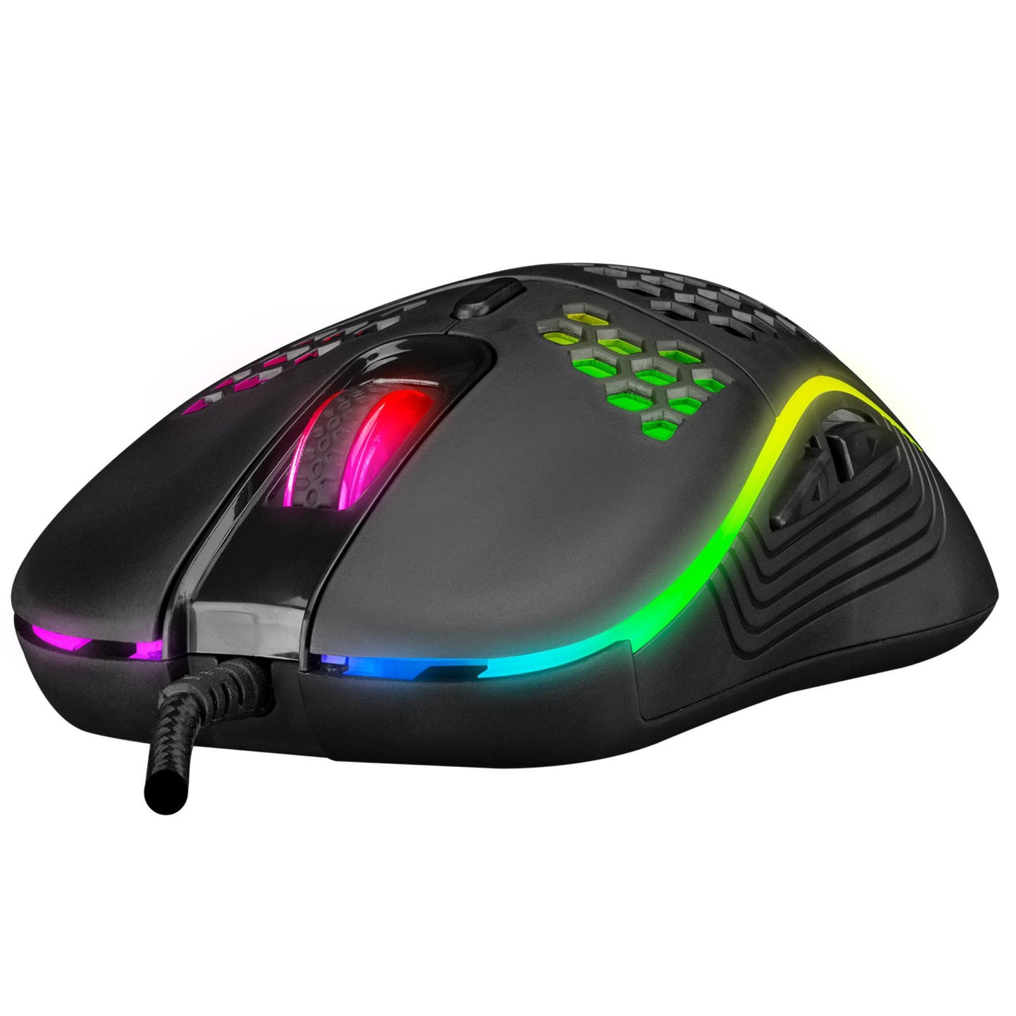 Everest SM-G66 X-HOLE Usb Siyah Optik 8000DPI LED Işıklı Oyuncu Mouse