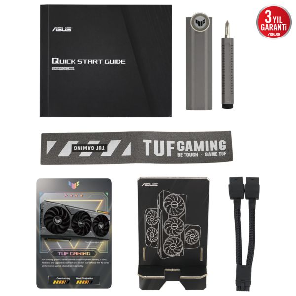 ASUS TUF-RTX4070S-O12G-GAMING 12GB Geforce RTX4070S GDDR6X 192bit HDMI 3xDP 16x Ekran Kartı (ARGB)