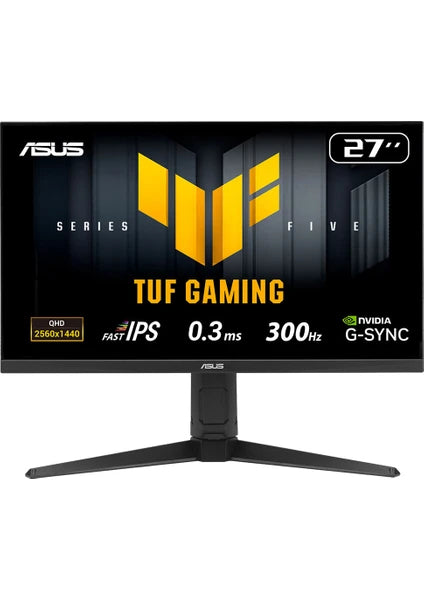 27 Asus Tuf Gaming Vg27aqml5a Ips 1ms 300hz 2xhdmi 1xdp 1xusb 2k 2560x1440 Hoparlor Pivot Vesa Siyah