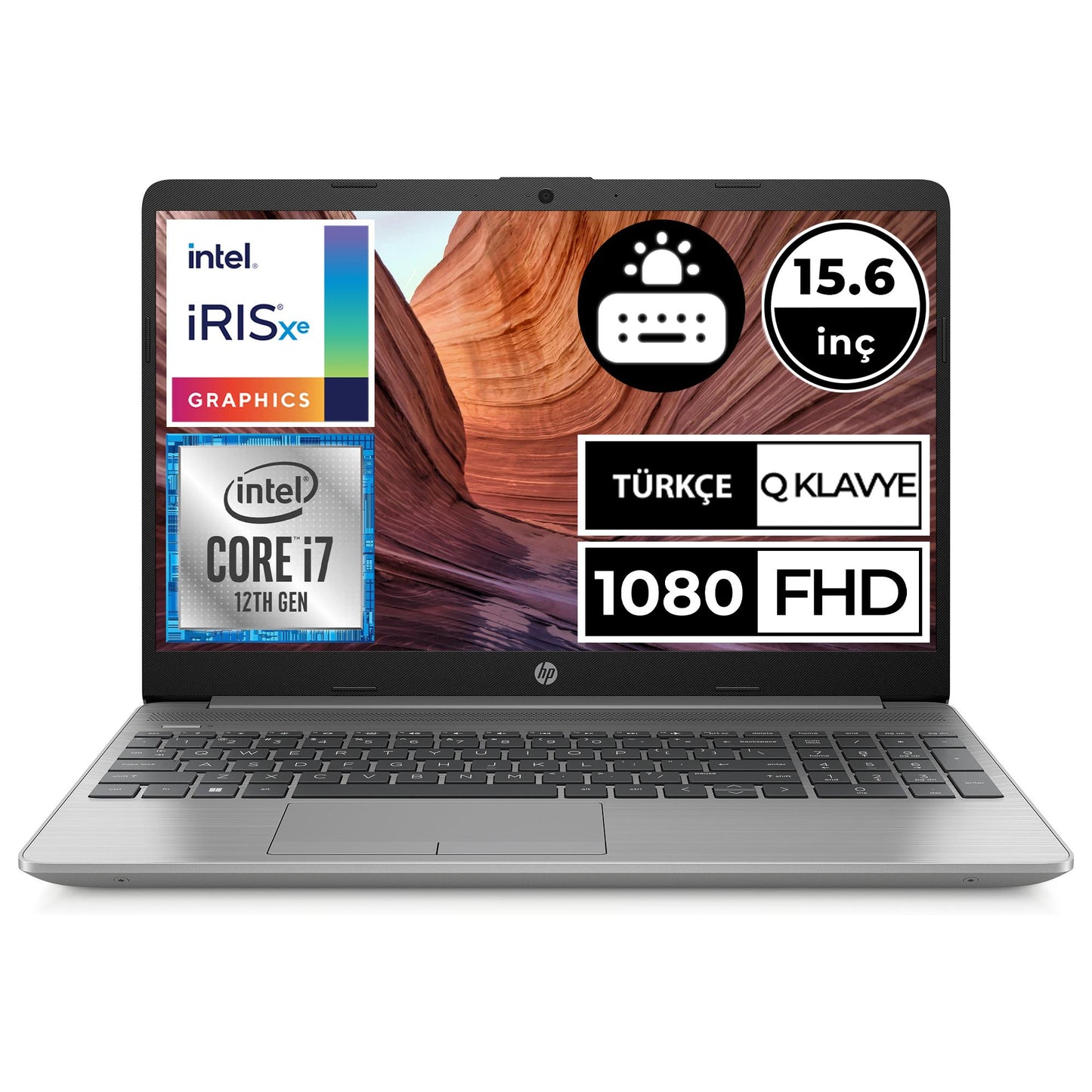 HP 250 G9 6Q8M8ES i7-1255U 15.6" FullHD Taşınabilir Bilgisayar