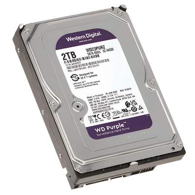 WESTERN DIGITAL WD23PURZ PURPLE 3.5" 2TB 5400rpm SATA 7/24 Harddisk