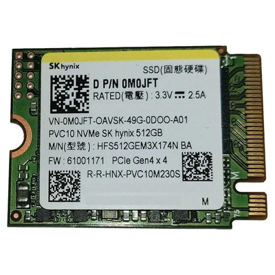 SK Hynix PVC10 512GB 5800/4000MB/s Gen4x4 M.2 22x30 SSD
