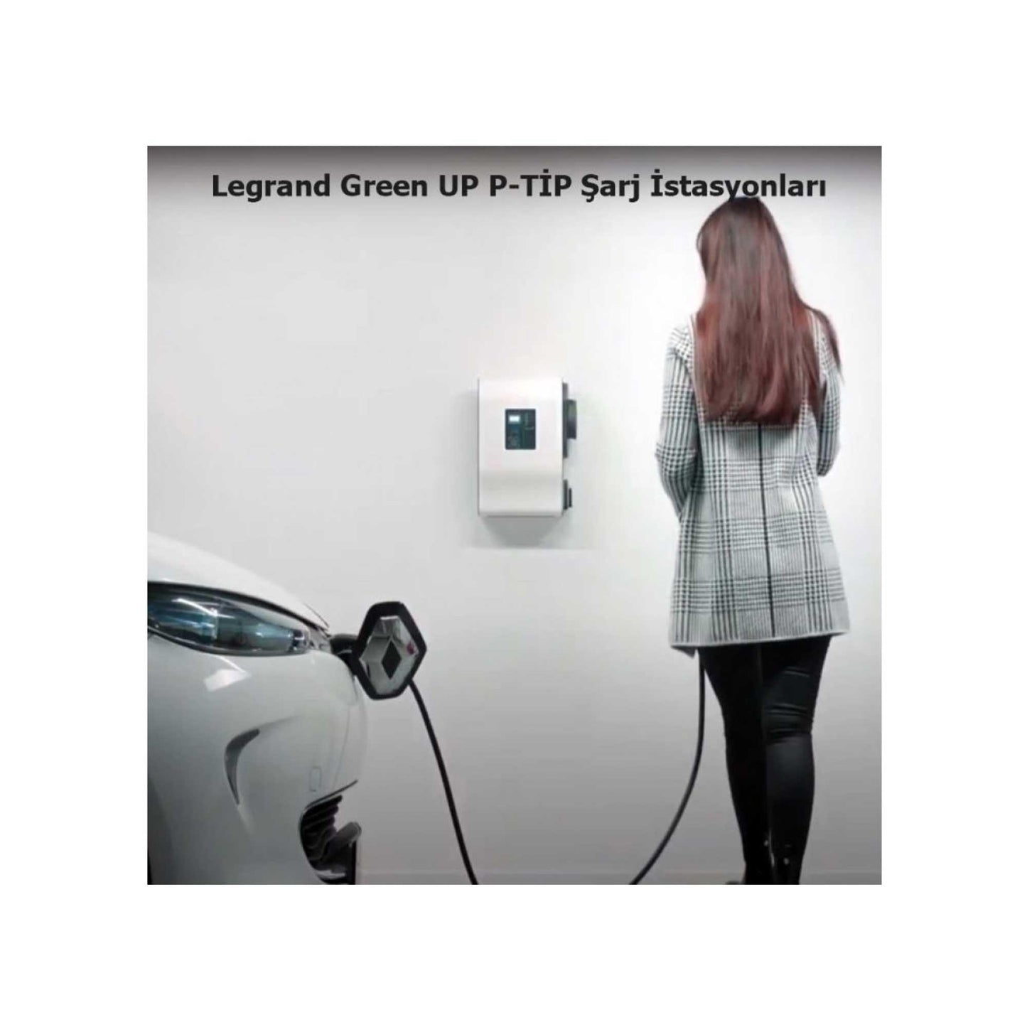 Legrand 058002 Green'up 3Faz 22KW IP44 Ev Tipi DC Korumalı Elektrikli Araç Şarj İstasyonu Wallbox