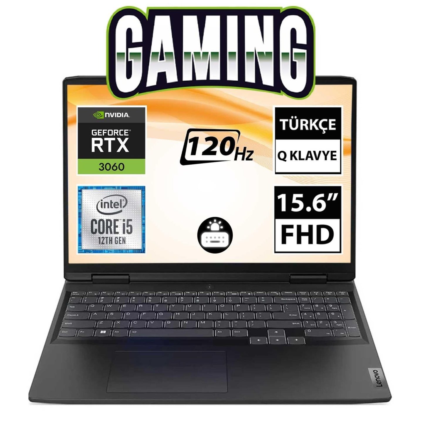 Lenovo IdeaPad Gaming 3 82S9016PTX i5-12450H RTX3060 15.6" FullHD Dizüstü Bilgisayar
