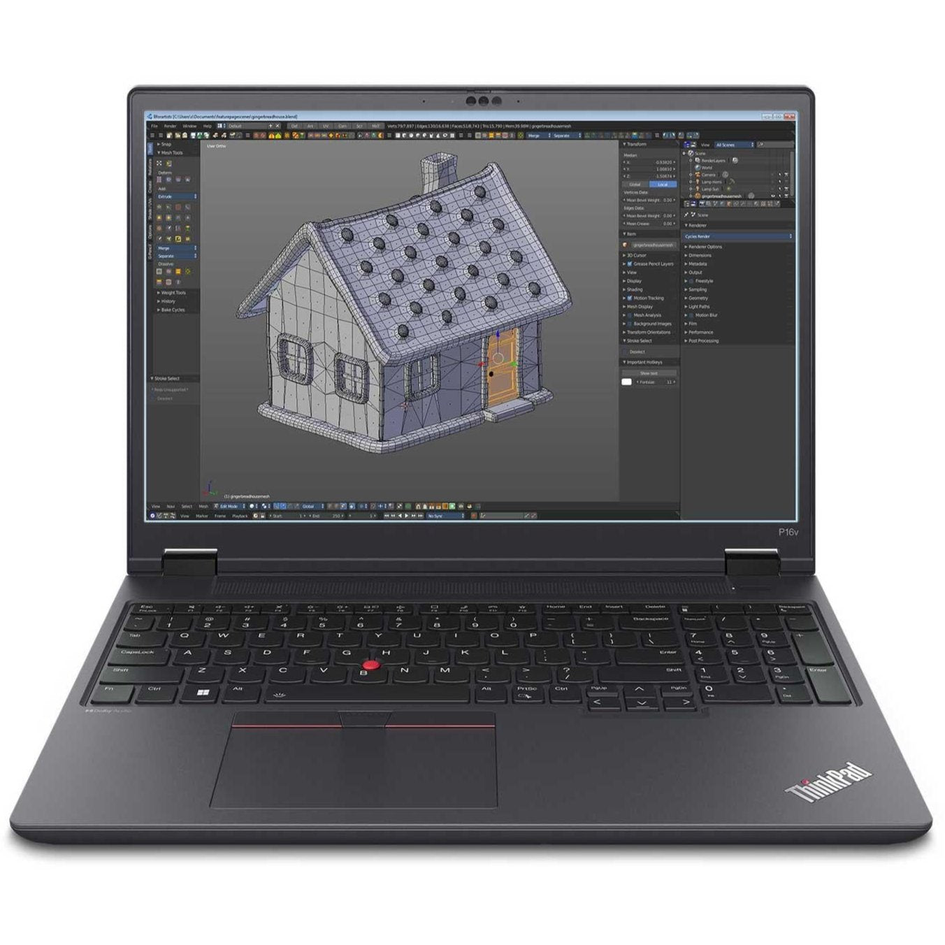 Lenovo ThinkPad P16V 21FC0019TX i9-13900H RTX2000 16" FullHD+ Taşınabilir iş istasyonu