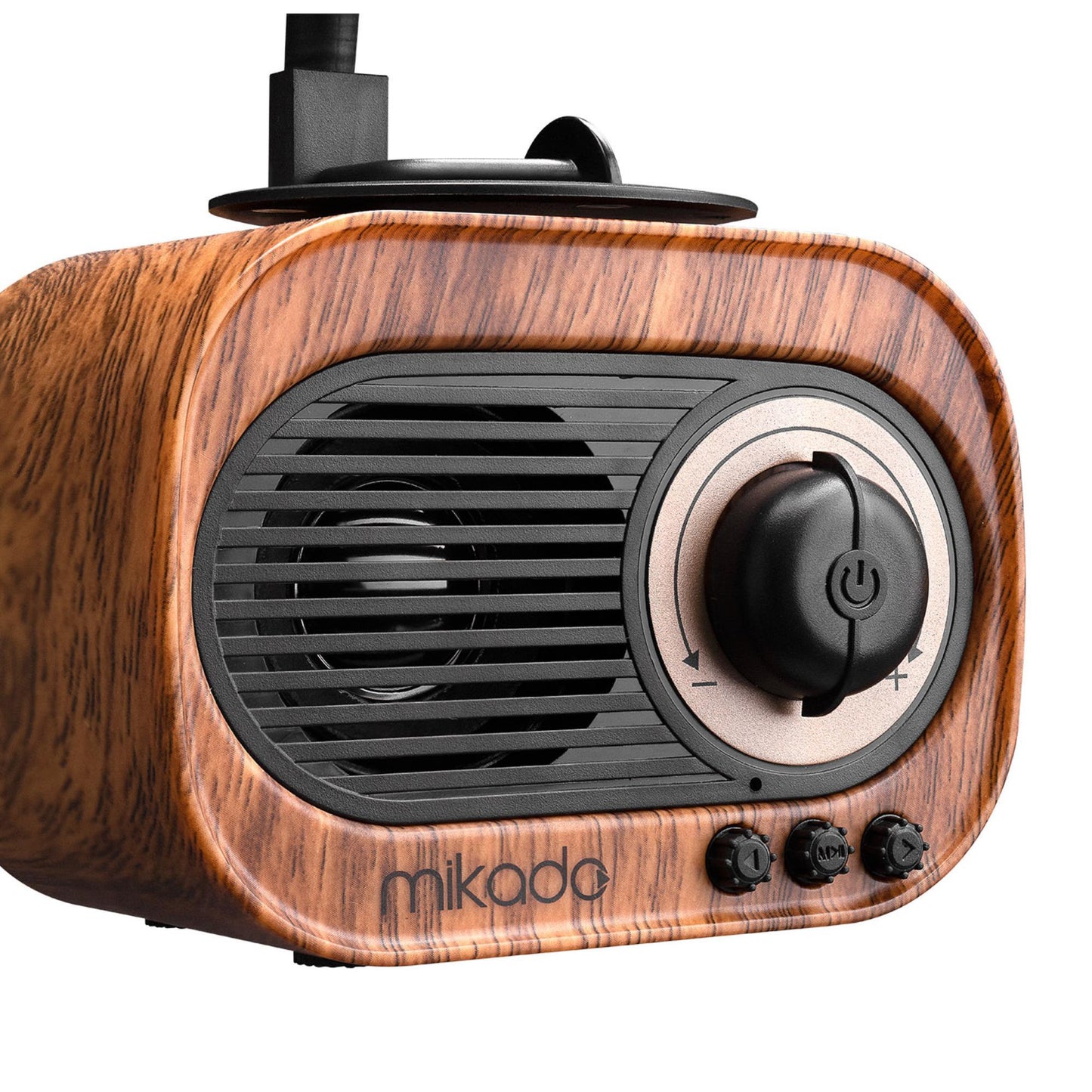 Mikado MN-S19 Ahşap Klasik Retro Gramofon Bluetooth Müzik Kutusu