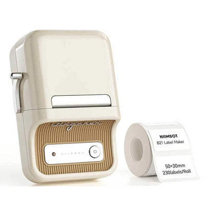 Niimbot B21 Bluetooth Taşınabilir Termal Etiket Yazıcı-Krem