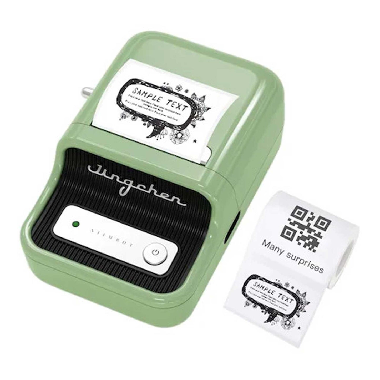 NIIMBOT B21S Bluetooth Taşınabilir Termal Etiket Yazıcı-Yeşil