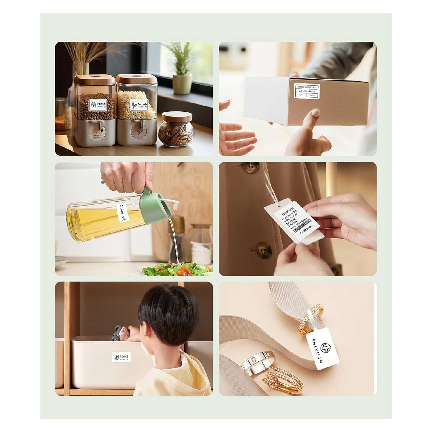 NIIMBOT B21S Bluetooth Taşınabilir Termal Etiket Yazıcı-Yeşil