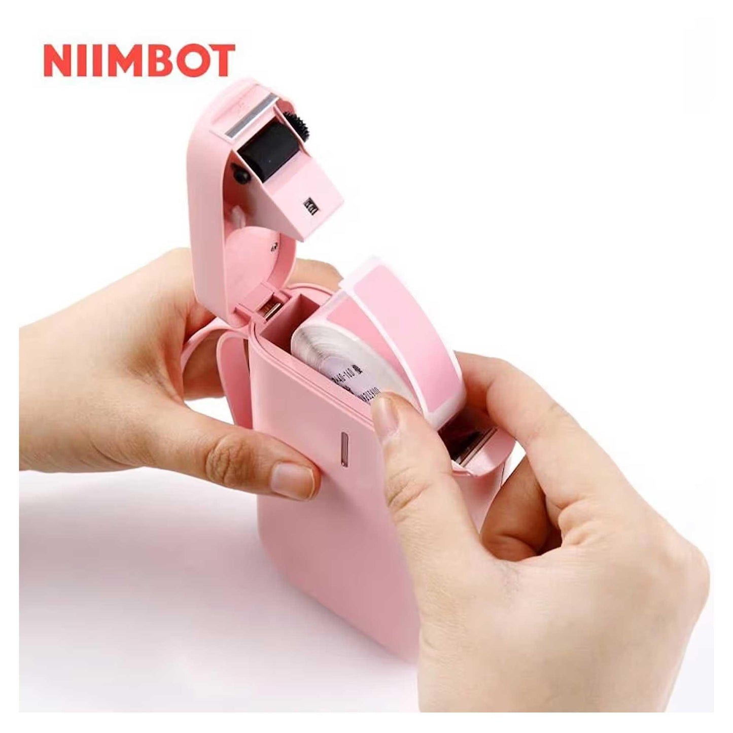 NIIMBOT D11 Bluetooth Taşınabilir Pembe Termal Etiket Yazıcı