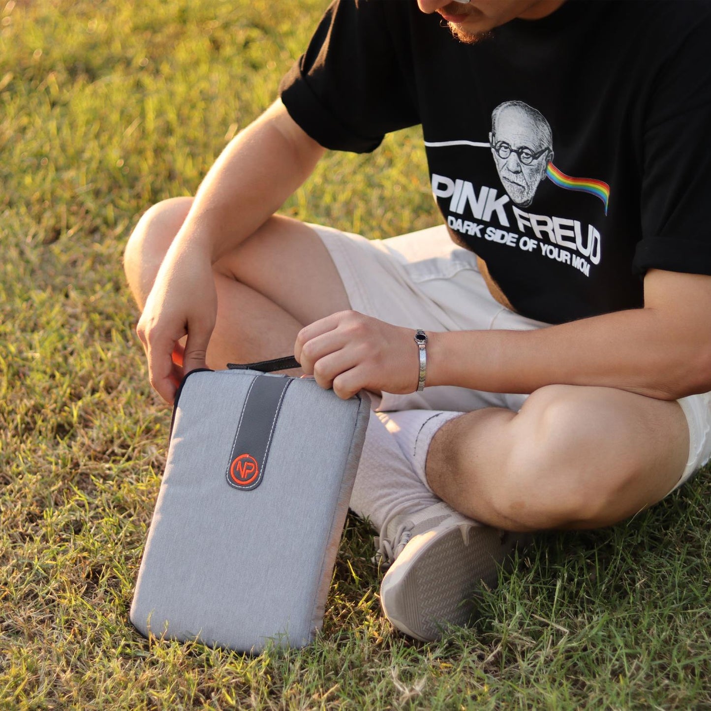 NPO Ace Mini 10" Apple Ipad, Lenovo, Huawei, Samsung Uyumlu Tablet Kılıfı/Çantası-Açık Gri