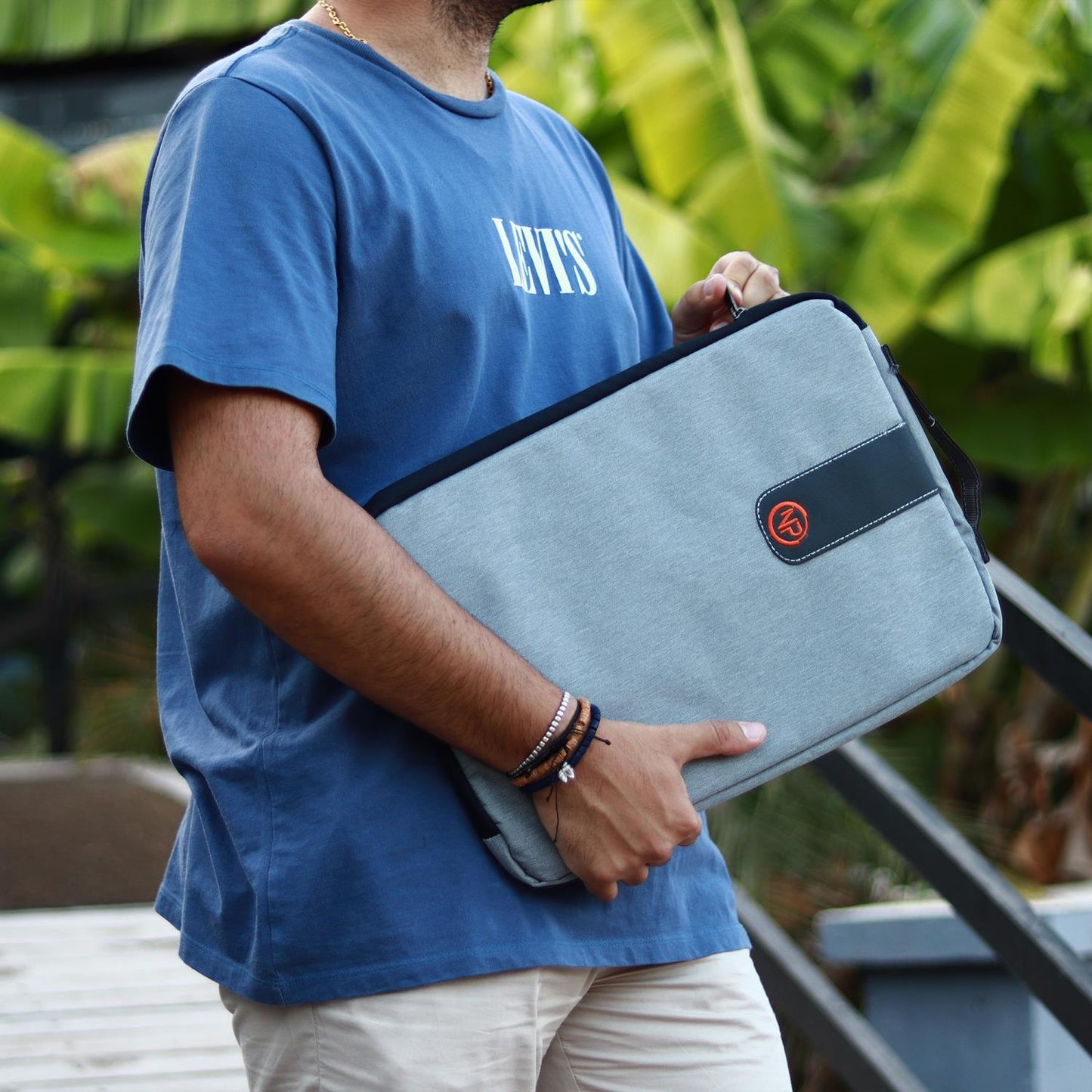 NPO AcePlus 15,6" Macbook,Apple Ipad Uyumlu,Ultra Korumalı Notebook & Tablet Kılıfı/Çantası-Açık Gri