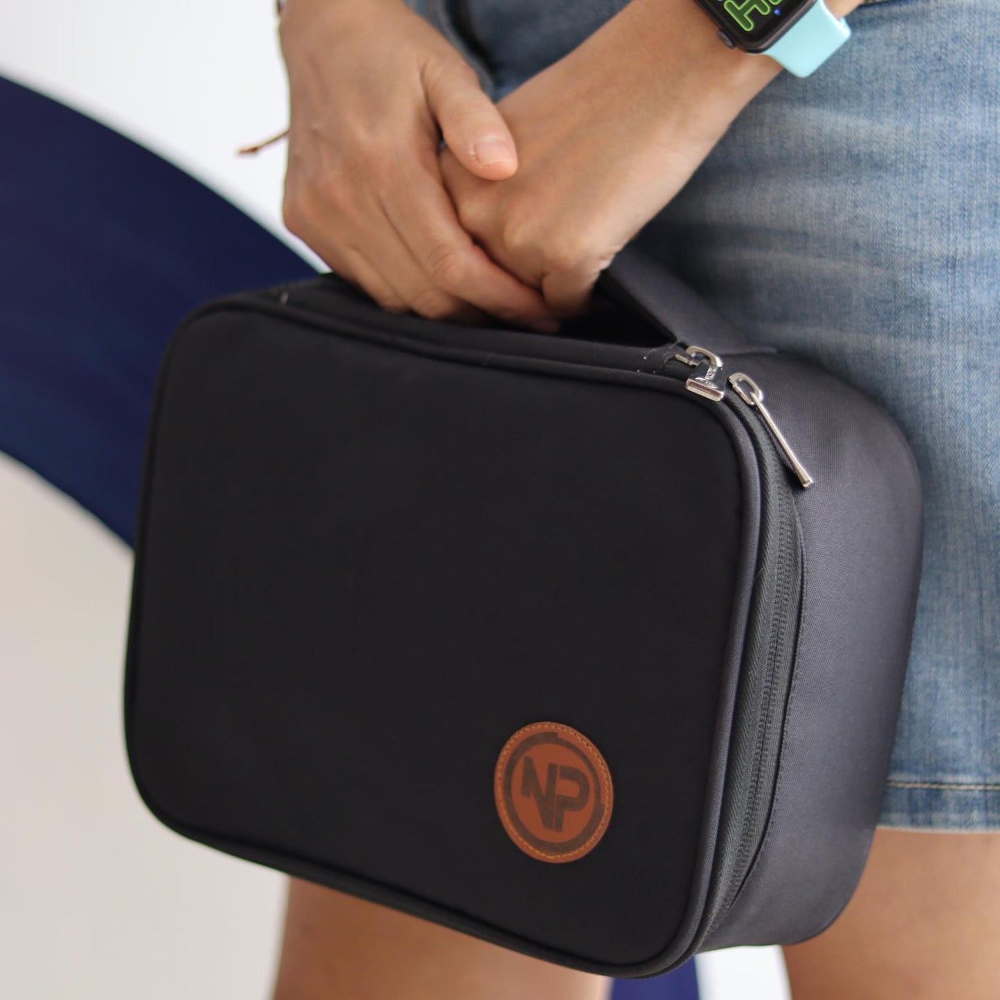 NPO Comfy Kablo, Makyaj, Lens, Mini Drone ve Aksesuar için Ayarlanabilir Çok Amaçlı Çanta-Siyah