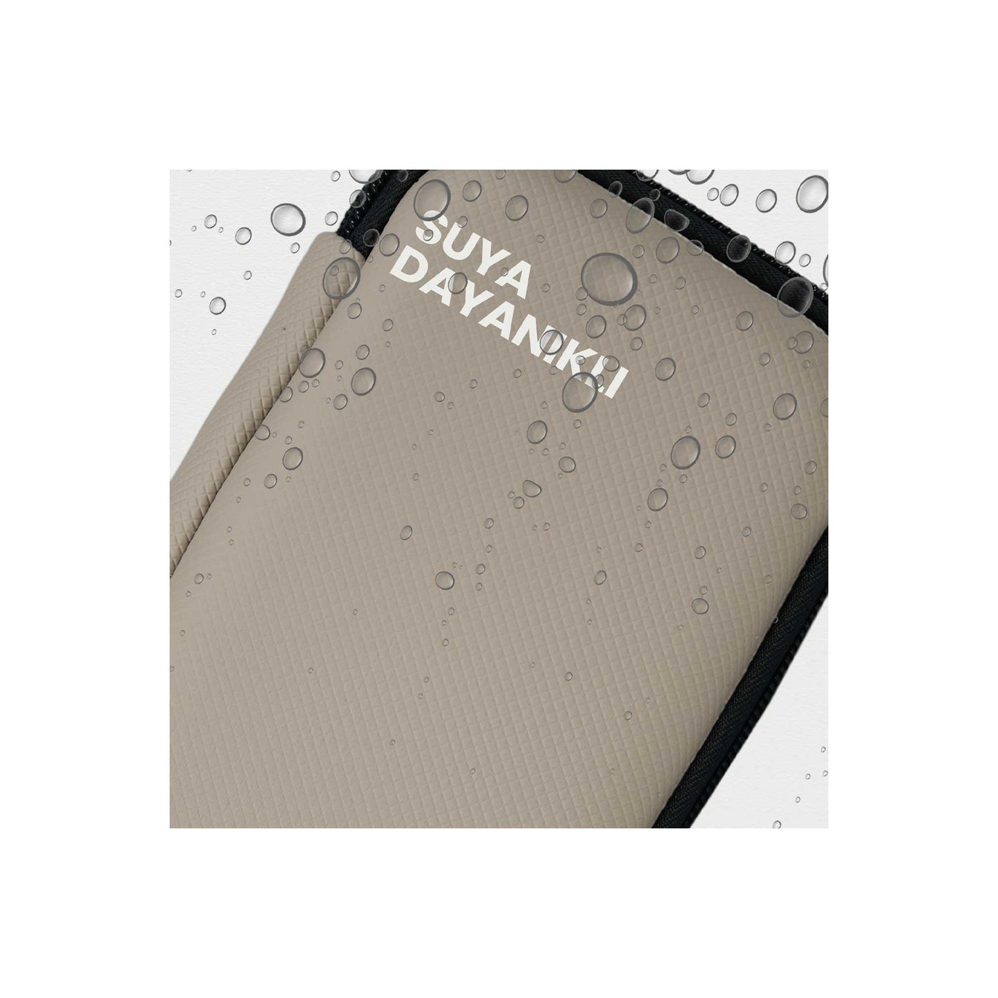 NPO B&B Small Case Ultra Darbe Korumalı,Kablo,HDD ve Aksesuar için Çok Amaçlı HardCase Çanta-Vizon