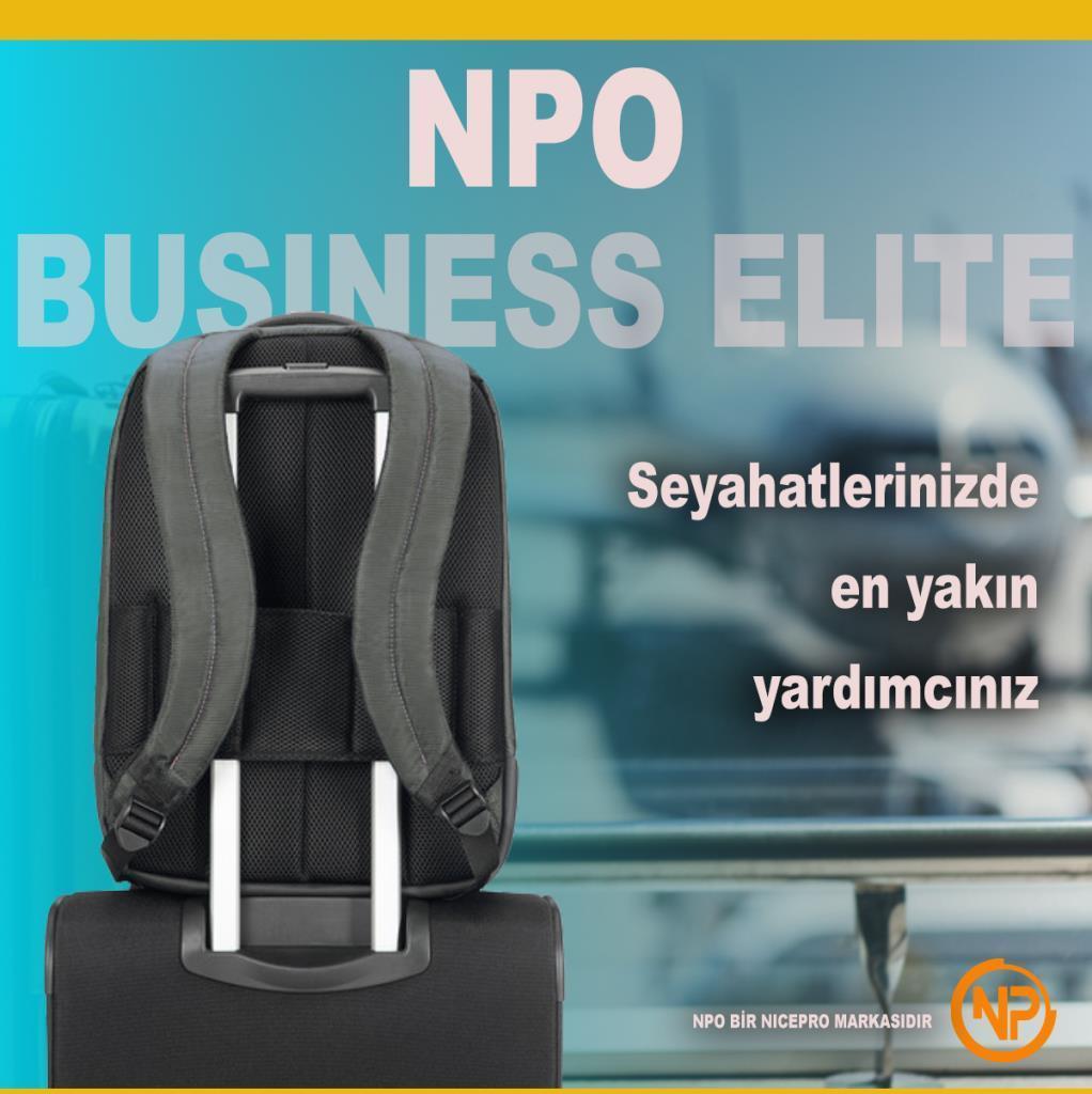 NPO Business Elite 16" Notebook Sırt Çantası-Gri