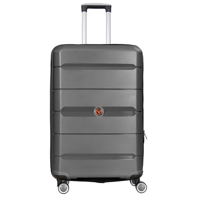 NPO Diamond PP(Polipropilen) Büyük Boy Kırılmaz Valiz - Antrasit OUTLET