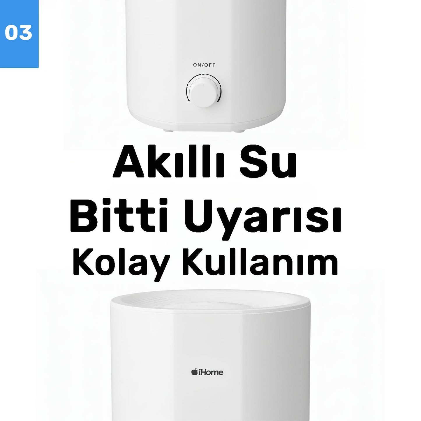 NPO iHome11 2500ml Ayarlanabilir Aromaterapi Difüzör Ultrasonik Hava Nemlendirici Buhar Makinesi