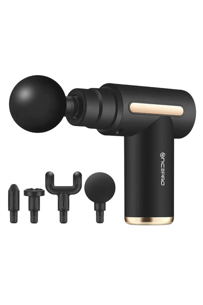 NPO NMJ6 4 Masaj Başlıklı 6 Seviyeli 3800RPM Type-C Taşınabilir Profesyonel Mini Masaj Tabancası