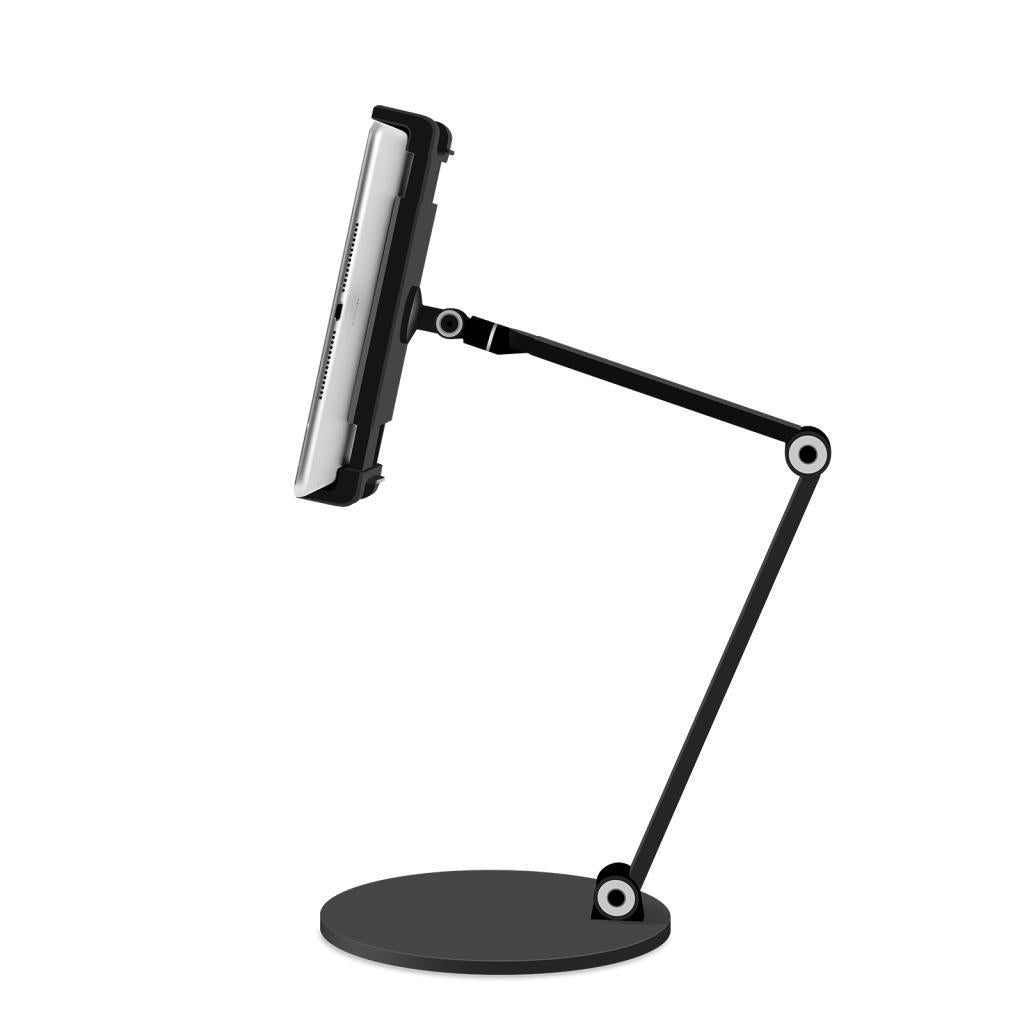NPO STD20144LG 360° Ayarlanabilir Teleskobik 4"-13" Ergonomik Tablet Standı Koyu Gri
