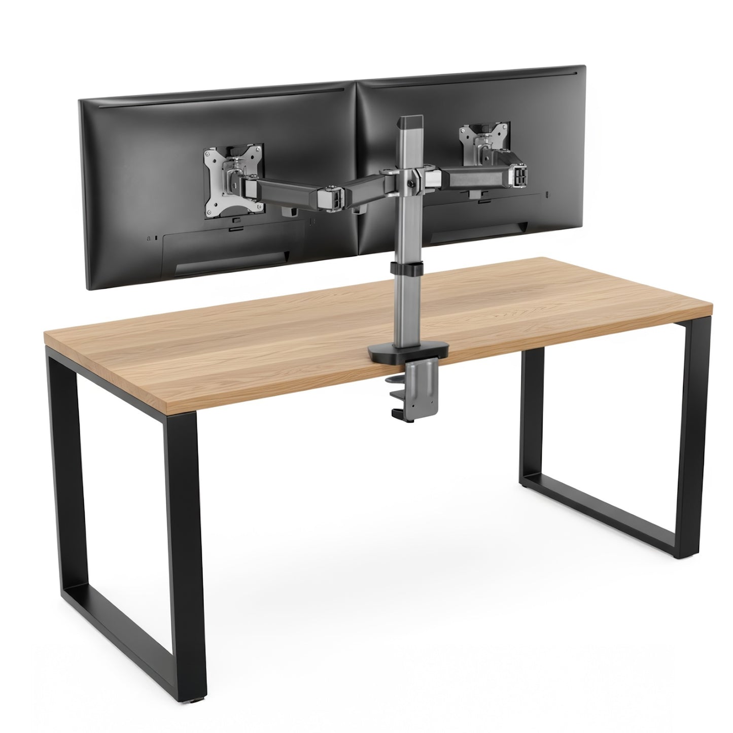 NPO STD55024S Basic 17"-32" Geniş Aralıklı Hareketli VESA Çift Kol Monitör Tutucu