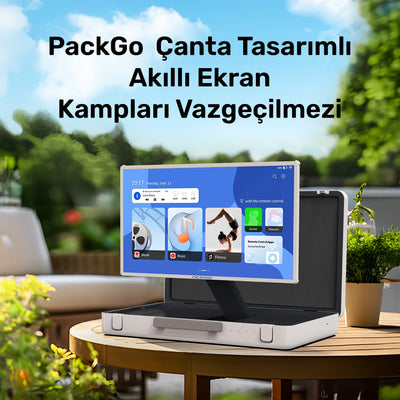 NPO AP2718T 27'' FHD 8/128GB Android Dokunmatik Çantalı Şarjlı Taşınabilir Smart Led Ekran